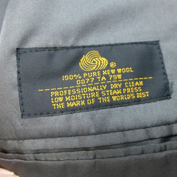 Baracuta Suit Jacket Mens 42R Brown Black Single Breasted Blazer Notch Lapel - Picture 7 of 14